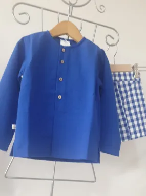 A Camisa de niño Pilar Batanero Azulina R130463