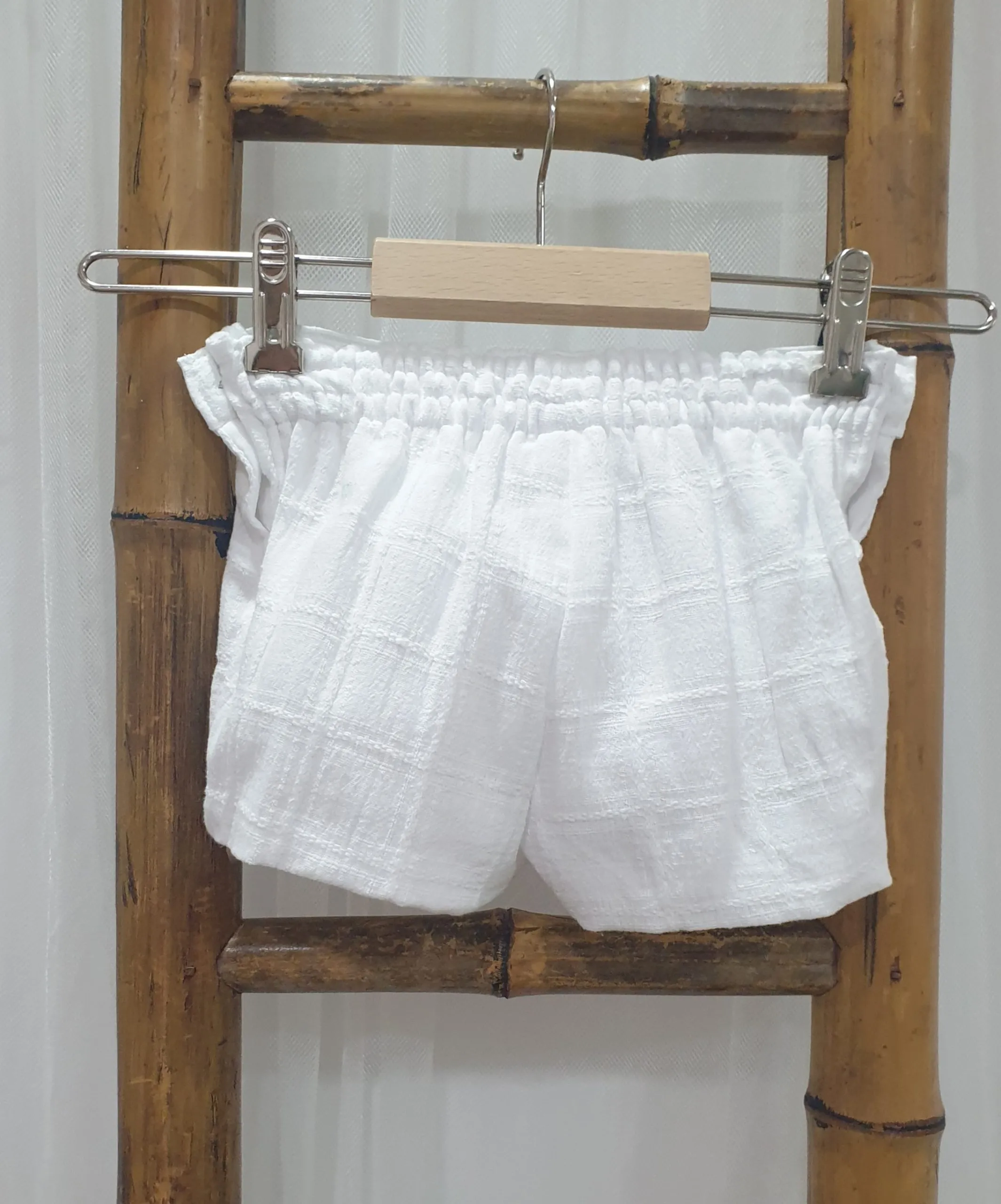 A Conjunto niño vichy coral / blanco R220984