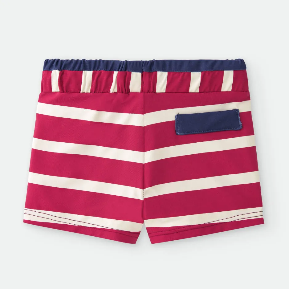 A Marinero rayas roja Boxer Lycra niño R390247