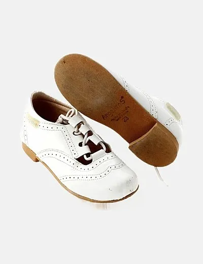 Angelitos Zapato blanco polipiel