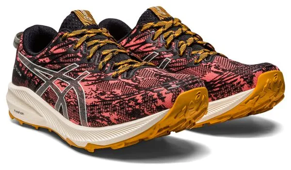 Asics Zapatillas Trail Running Mujer Asics Fuji Lite 3 Rosa Negro