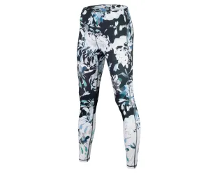 Calza Running Mujer ZVibes Athletic Print Turquesa