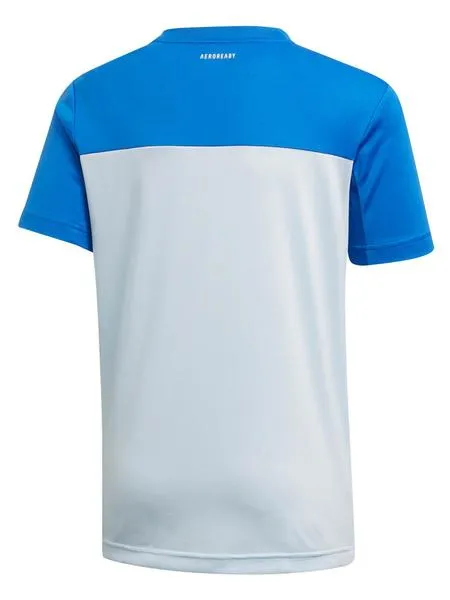 camiseta adidas aeroready azul niño