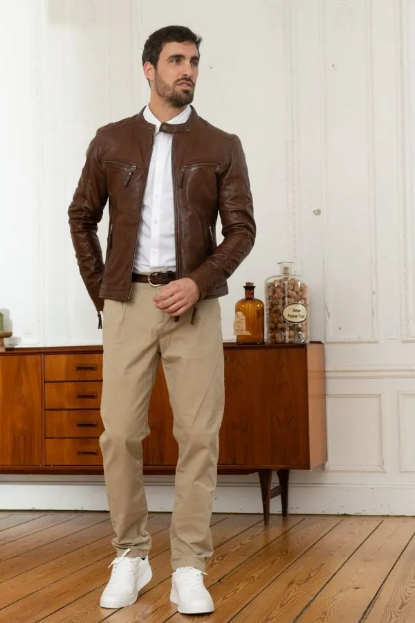 Chaqueta Hombre Cityzen Kansas Mid Brown