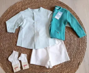 Conjunto niño MAC ILUSIÓN Hierbabuena