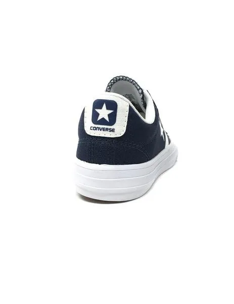 converse azul estrella blanca