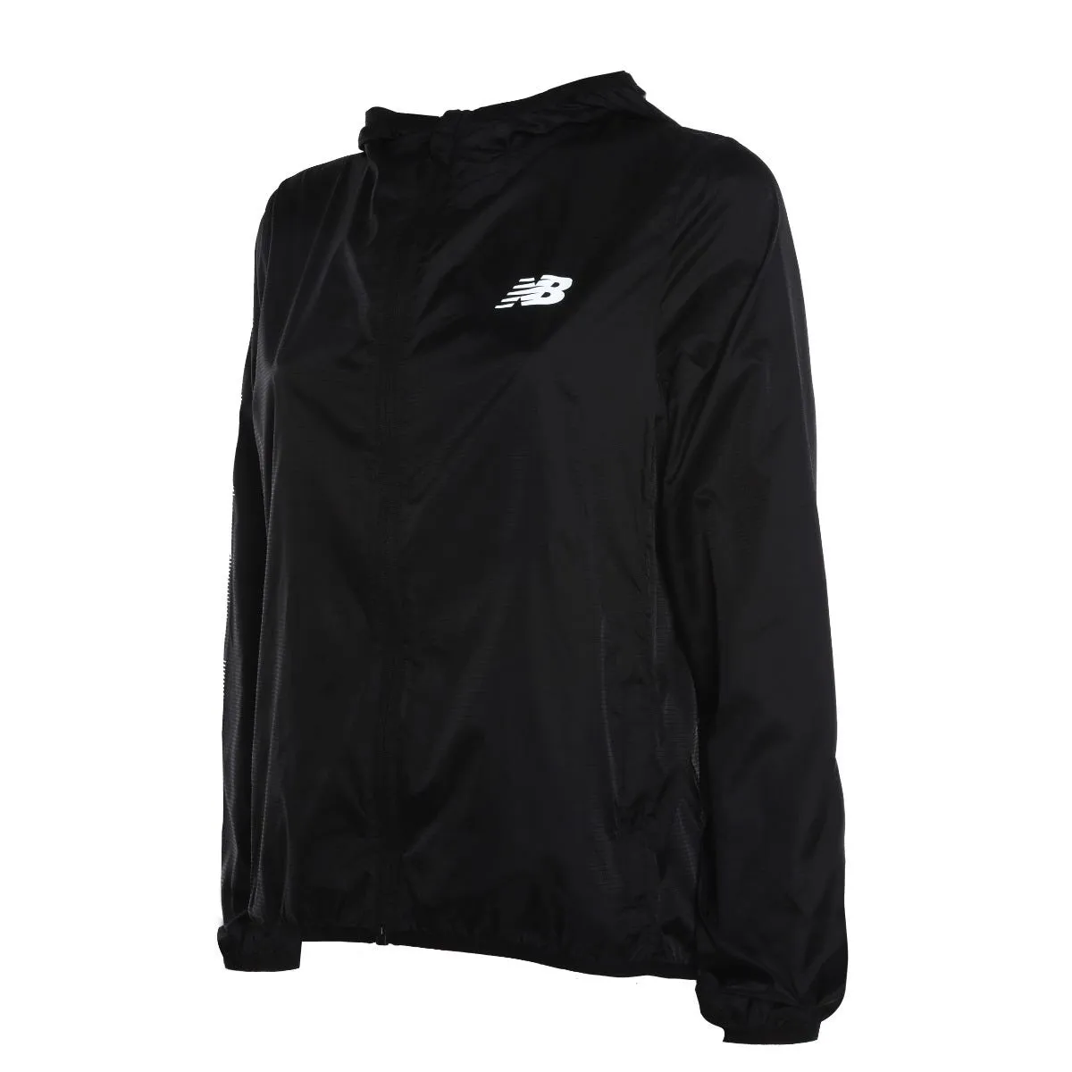 Cortaviento Running Mujer New Balance Empacable Negro