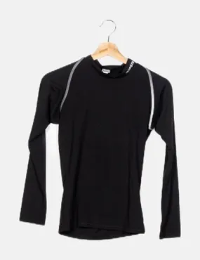 Decathlon Camiseta deportiva negra