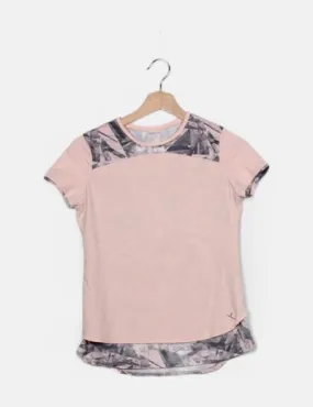 Decathlon Camiseta rosa deportiva