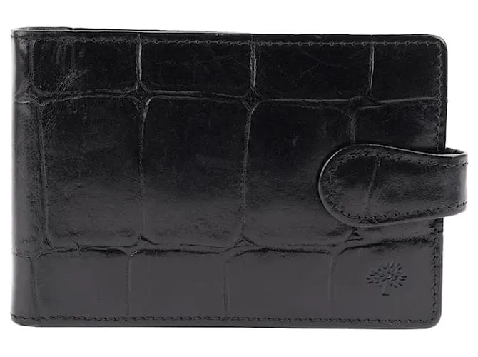 Mulberry Monedero de agenda Negro 