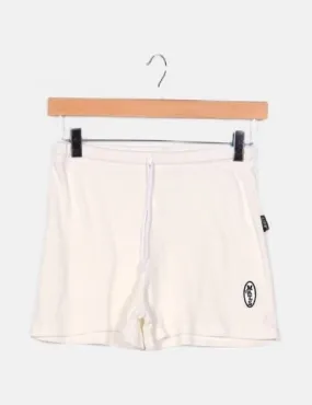 NoName Pantalón deportivo blanco corto