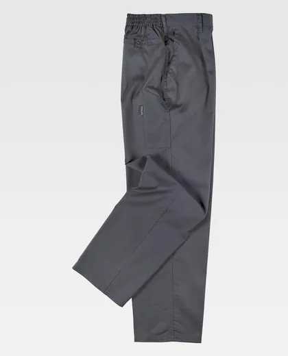 Pantalón Elástico en cintura Gris