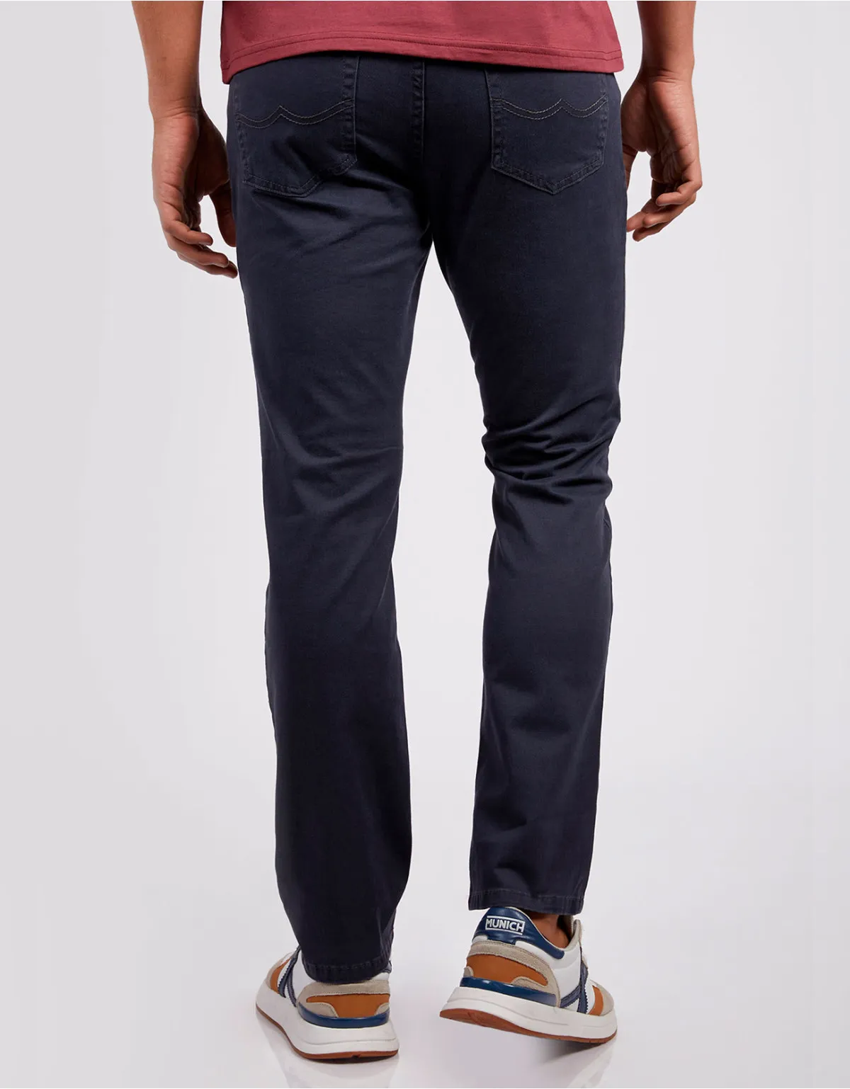 Pantalón Kurax slim fit plomo