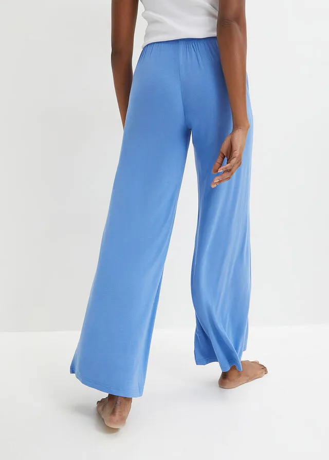 Pantalón pijamero azul cielo