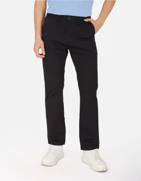 Pantalón regular fit negro