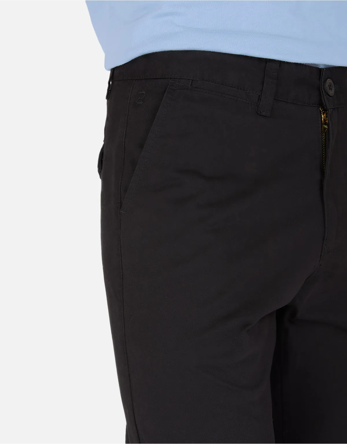 Pantalón regular fit negro