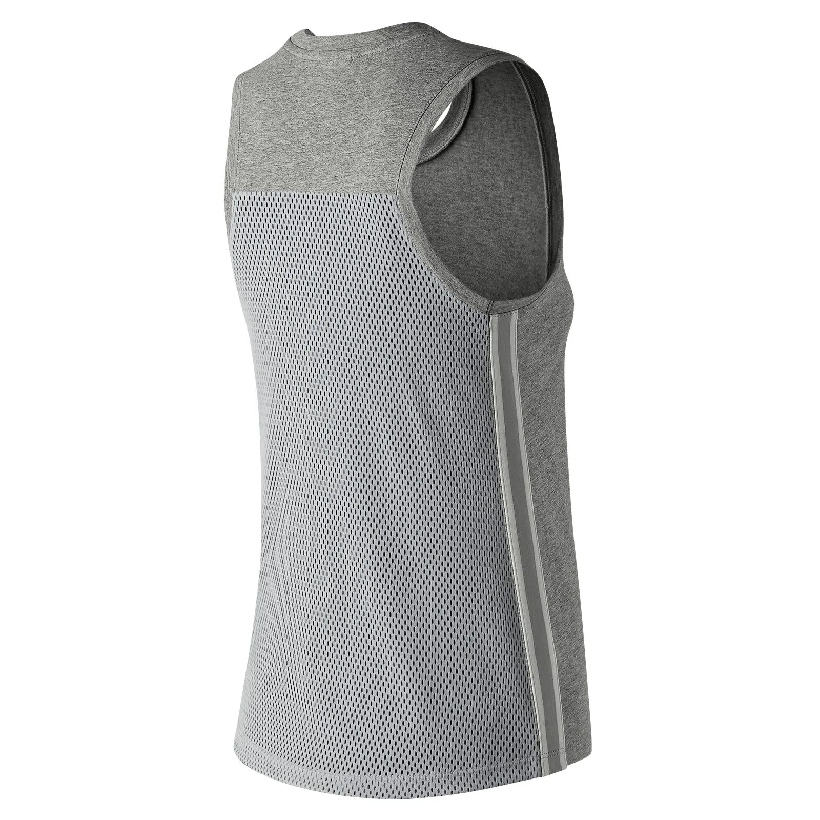 Polera Running Mujer New Balance Athletics Racerback Gris