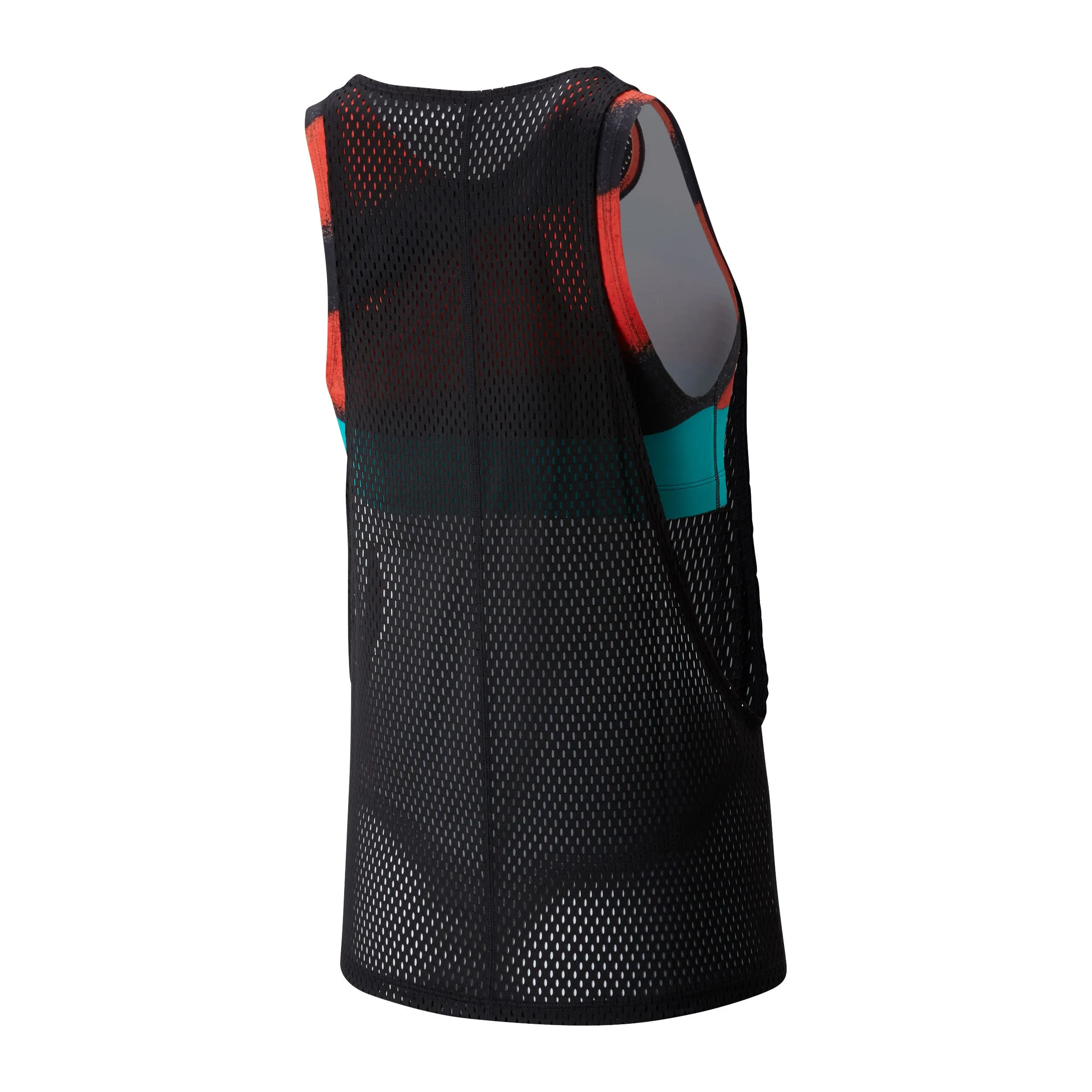 Polera Running Mujer New Balance Sport Style Reeder Graphic Tank Negro