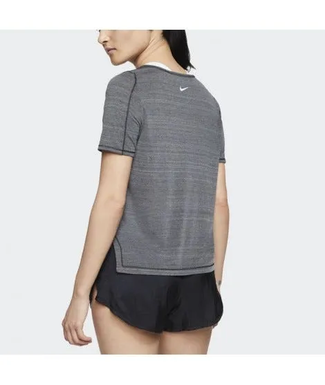 Polera Running Mujer Nike Icon Clash Gris