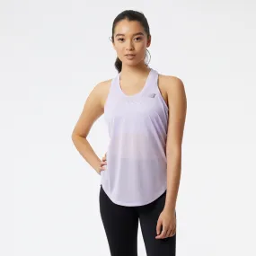 Polera Sin Mangas Running Mujer New Balance Accelerate Tank Lila