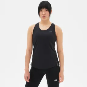 Polera Sin Mangas Running Mujer New Balance Q Speed Jacquard Negra