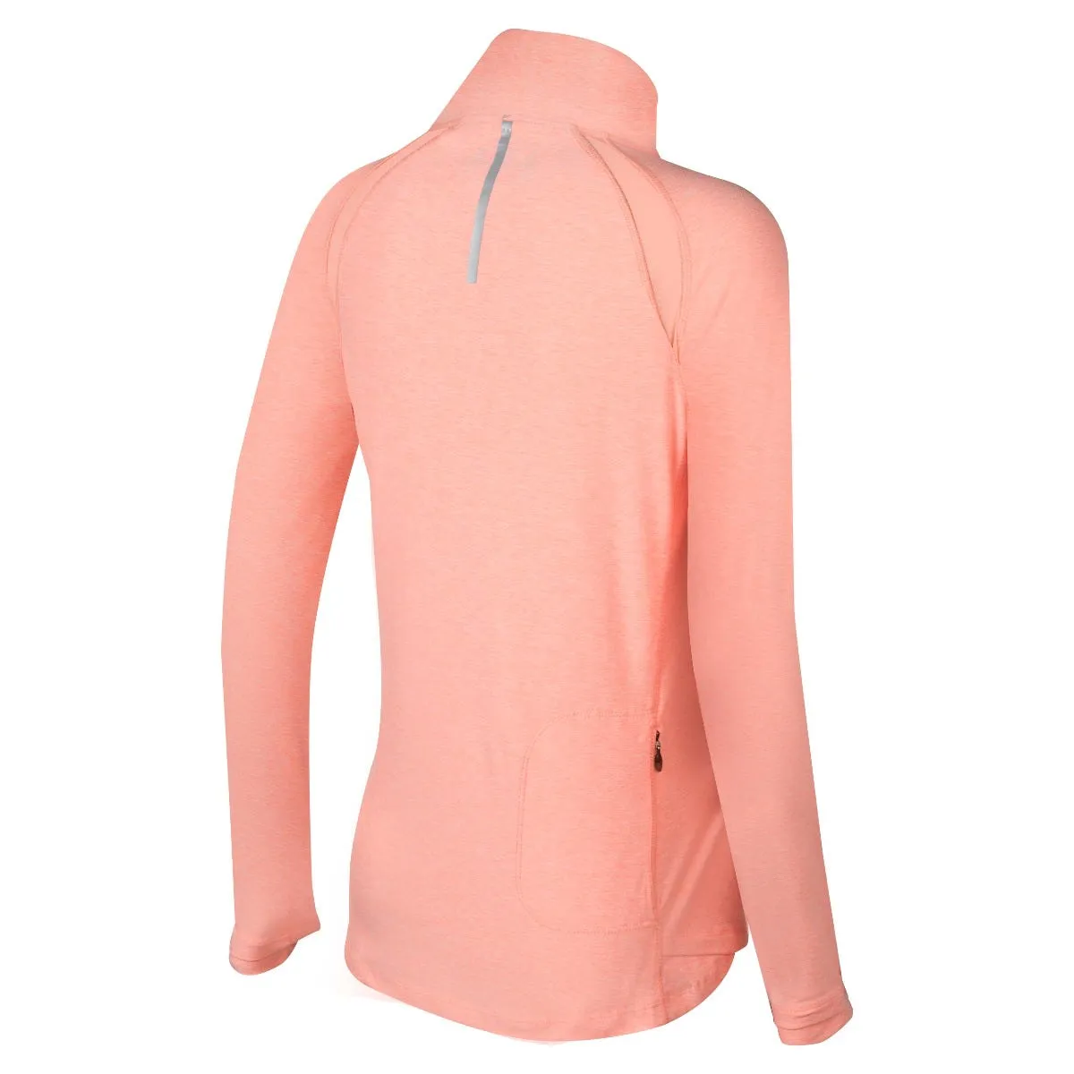 Polerón Running Mujer New Balance Full Zip Quarter Rosado