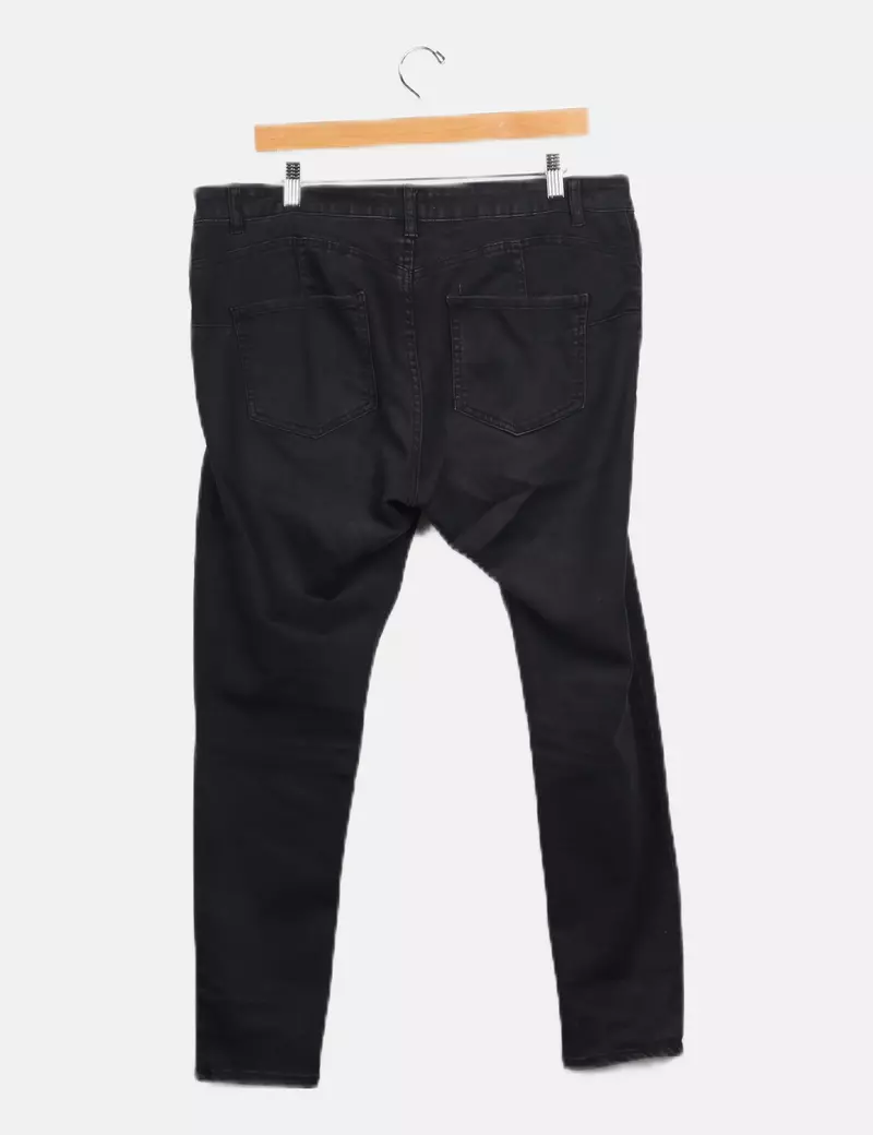 Primark Pantalón denim negro skinny