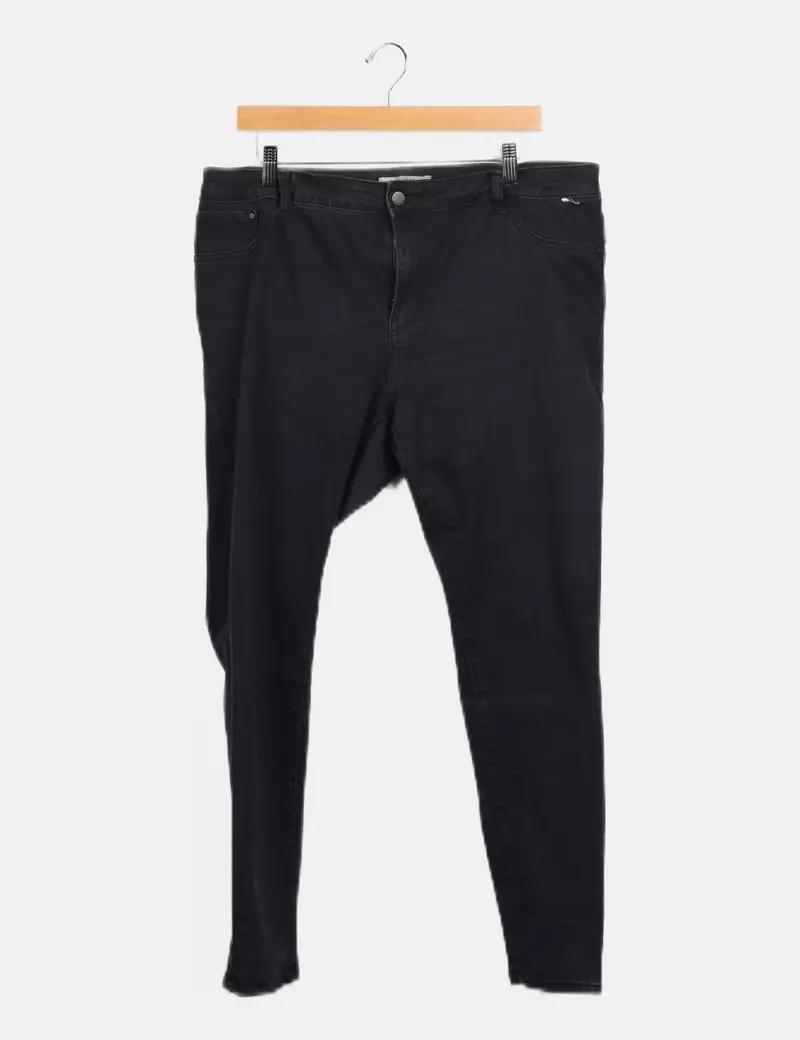 Primark Pantalón denim negro skinny