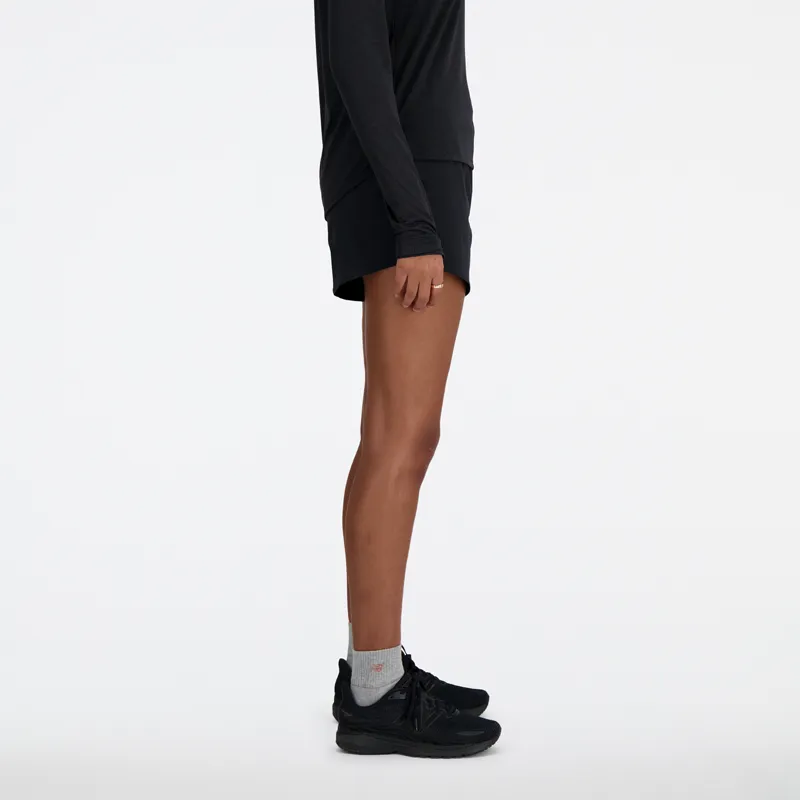 RC Short 5" Running Mujer New Balance Negro