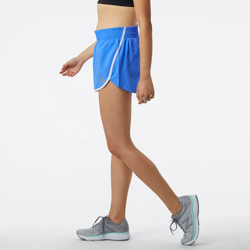 Short Running Mujer New Balance Accelerate de 2,5" Celeste