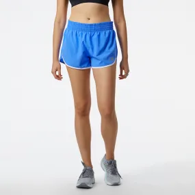 Short Running Mujer New Balance Accelerate de 2,5" Celeste