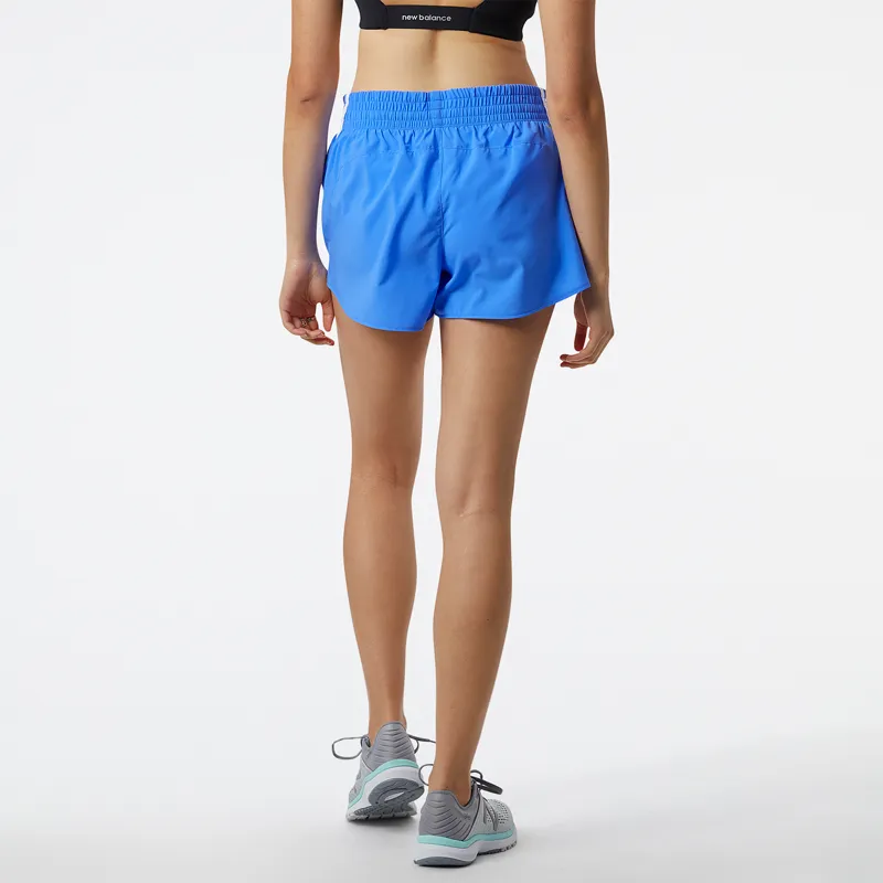 Short Running Mujer New Balance Accelerate de 2,5" Celeste