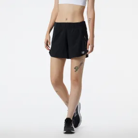 Short Running Mujer New Balance Impact Run 5" Negro