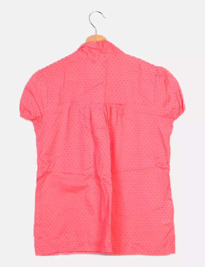 Suiteblanco - Blanco Blusa plumetti rosa