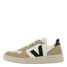 Veja zapatos V-10 V-10 Chfree Extra-wht_blck_sah