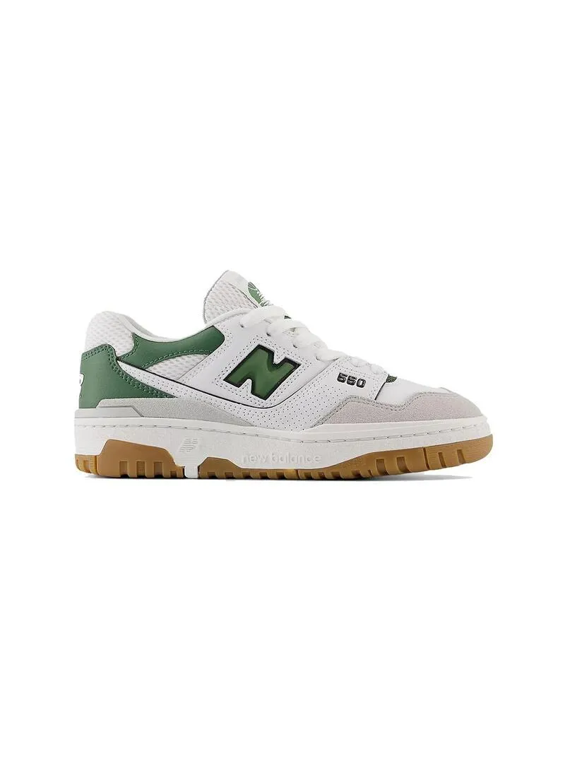 Zapatilla Niño/a New Balance 550 Blanco Verde