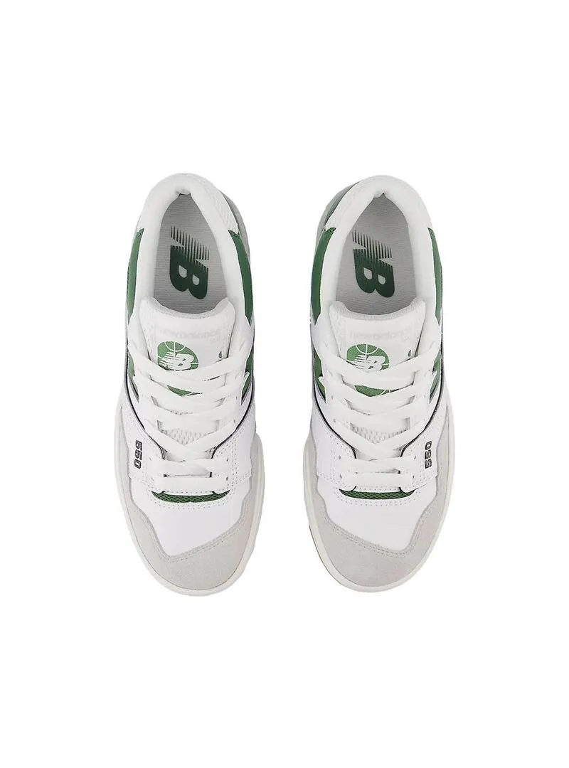 Zapatilla Niño/a New Balance 550 Blanco Verde