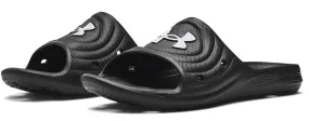 zapatos Under Armour Locker IV Slides - 001/Black/White - men´s