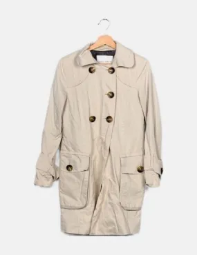 Zara Gabardina beige básica