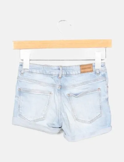 Zara Short denim azul